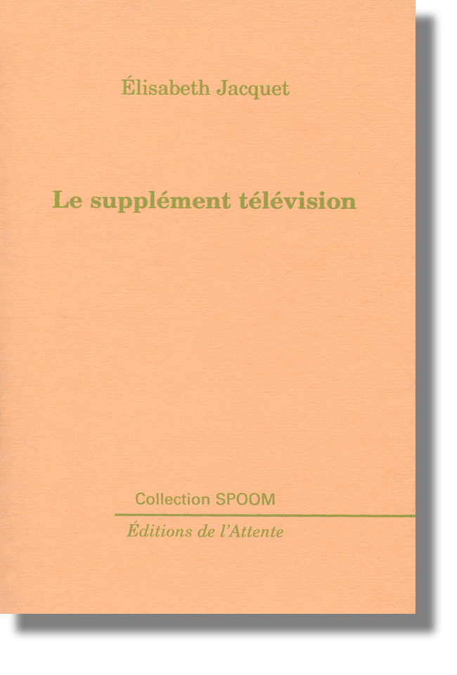 Couverture d’ouvrage : Le supplément télévision