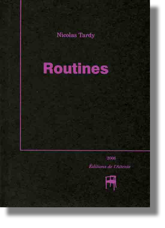 Couverture d’ouvrage : Routines