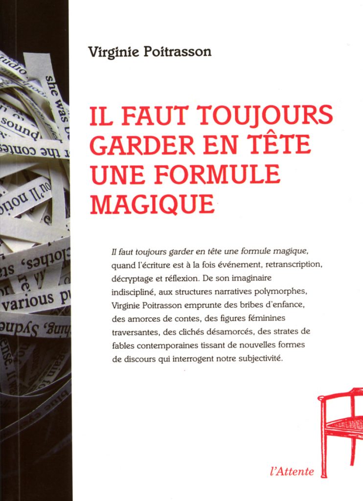 Couverture d’ouvrage : Il faut toujours garder en tête une formule magique