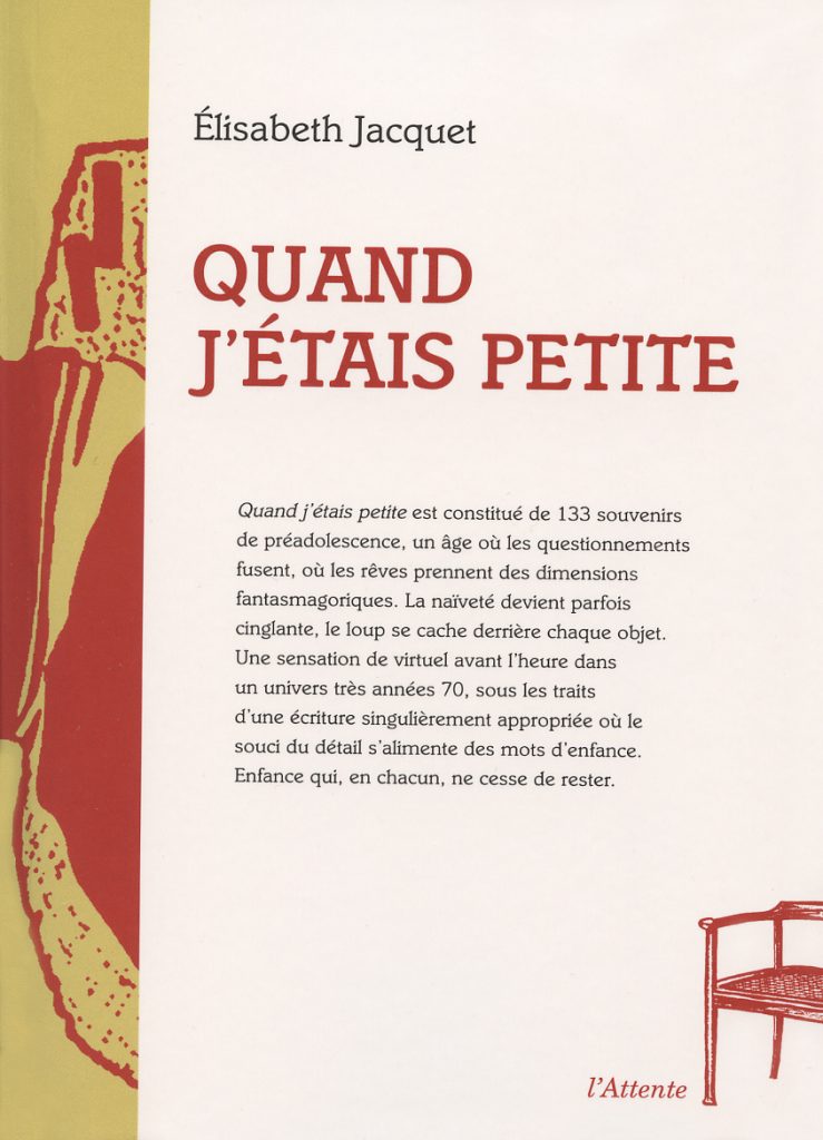 Couverture d’ouvrage : Quand j'étais petite