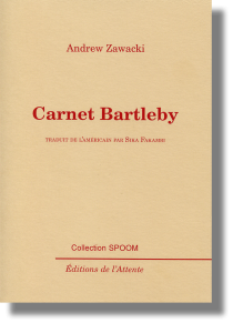 Couverture d’ouvrage : Carnet Bartleby