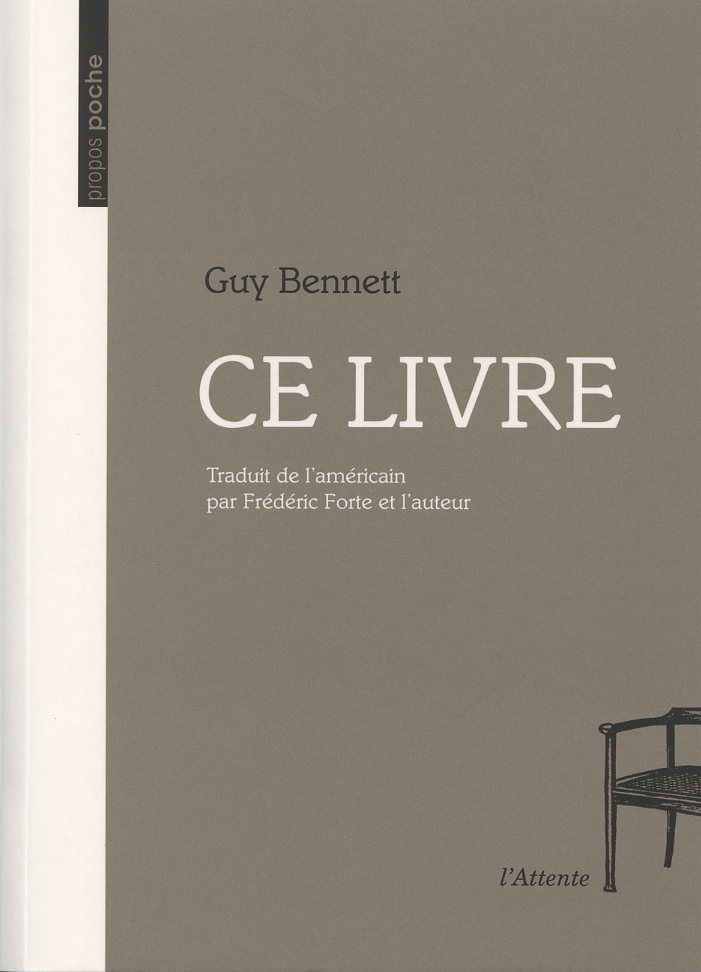 Couverture d’ouvrage : Ce livre