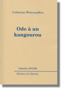 Couverture d’ouvrage : Ode à un kangourou