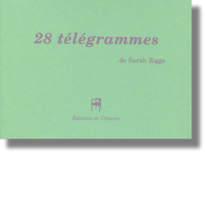 Couverture d’ouvrage : 28 télégrammes