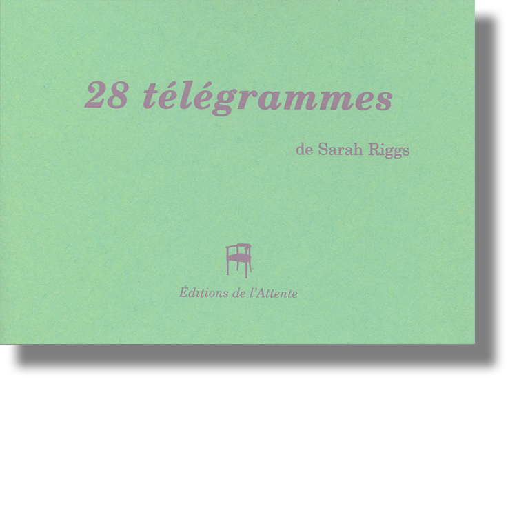 Couverture d’ouvrage : 28 télégrammes
