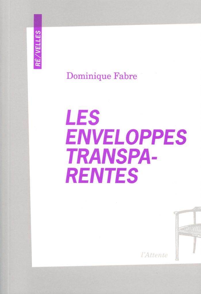 Couverture d’ouvrage : Les enveloppes transparentes